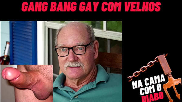 Na Cama com o Diabo – Gang bang gay com velhos (Áudio)