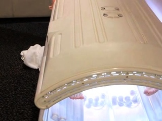 Sexy blonde teen blowjob and gangbanged then creampied